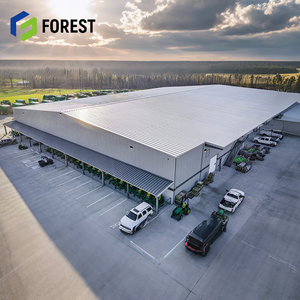 Edificio de Estructura de Acero de Larga Distancia con Sistema de Rejilla para Estudios, Salas de Exposición, Centros Comerciales y Espacios Escolares, Opciones de Diseño de Color Personalizado - Product Image 1