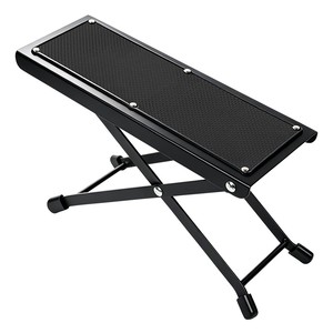 Reposapiés Ajustable de 4 Niveles <span class=keywords><strong>para</strong></span> Guitarra, Pedal Plegable de Metal <span class=keywords><strong>para</strong></span> Instrumentos, Reposapiés Antideslizante <span class=keywords><strong>para</strong></span> Guitarra Clásica y Ukelele - Product Image 5