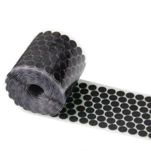 Boucles auto-adhésives en nylon à points Velcro, Velcros personnalisés à pois, Velcros à points de taille personnalisée, boucles adhésives de diamètre [X] mm - Product Image 1