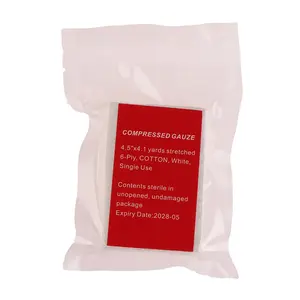 Z-fold vakum perban kain kasa terkompresi katun bidang taktis medis untuk perawatan fraktur tulang Kit pertolongan pertama luka bakar - Product Image 1