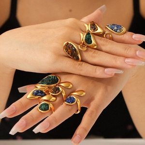 Bague Fantaisie Vintage Taille 58 - Élégance Rétro