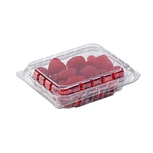 4oz 10oz 12oz Blister transparente Clamshell PET Plastic Blueberry Box 6oz Food Safe Frambuesa Mulberry Blueberry Contenedor de embalaje - Product Image 1