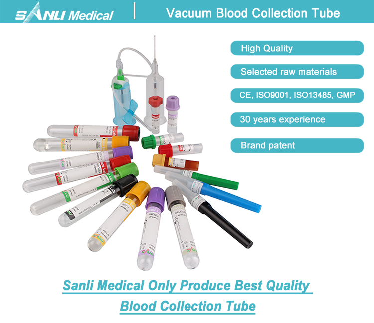 Medical No Additive Plain Tubes blood collection Specimen