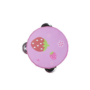 Mi primera pandereta niños Mini instrumento Musical juguete de madera ayuda a los niños a aprender dinámica de ritmo y actividad de percusión de <span class=keywords><strong>tempo</strong></span> - Product Image 5