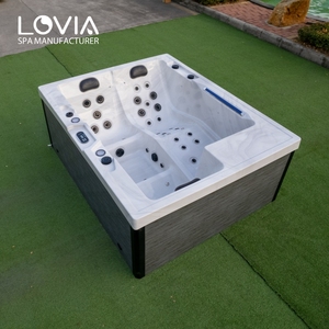 <span class=keywords><strong>Spa</strong></span> de luxe extérieur pour 3 personnes en acrylique avec 1 chaise longue, 2 sièges, cascade, LED, <span class=keywords><strong>Balboa</strong></span>, bain à remous, <span class=keywords><strong>jacuzzi</strong></span> - Product Image 3