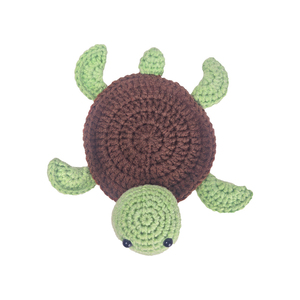 Posavasos de Ganchillo Hecho a Mano con Diseño de Tortuga Pequeña, Aislante Térmico para Mesa de Comedor, Anti-permanente, DIY - Product Image 3