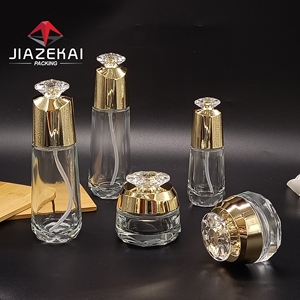 Độc đáo design40ml/100ml/120ml Huyết thanh Glass dropper chai rỗng tinh dầu chai với Vàng push <span class=keywords><strong>button</strong></span> - Product Image 2