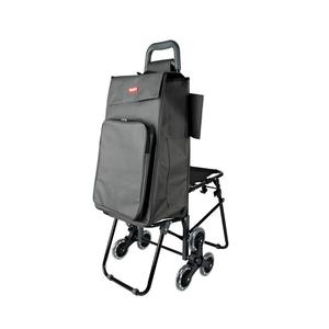 गर्म बिक्री आधुनिक हाथ ट्रक सामान परिवहन वाटरप्रूफ फोल्डिंग सीढ़ी 6 पहियों के साथ सीट के साथ - Product Image 4