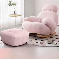 Fauteuil inclinable moderne à rembourrage en éponge unique avec accoudoirs à bascule pour salon, chambre, appartement, villa, hôtel