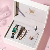 Montre à quartz personnalisée de luxe Fashion 6624 pour femme, fabriquée en Chine, coffret cadeau magnifique