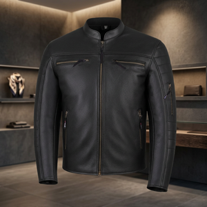 Chaqueta de Motocicleta Unisex para Invierno, Cuero de Búfalo Natural, Transpirable, de Secado Rápido, Ventilada, para Motociclistas, Turismo, Carreras Personalizadas - Product Image 3