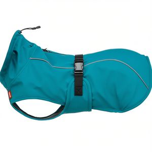 Impermeable para Perros Vimy, Talla M, Color Azul Petrol, Ropa para Exteriores - Product Image 2