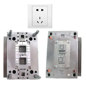Custom Abs Electric Switch Socket Molds Maker Electrical Wall Plug Plastic Injection Mould