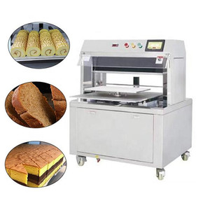 Máquina cortadora de pasteles de rollo suizo de alta eficiencia/Máquina cortadora de rollos de pasteles Precio de la máquina cortadora de pasteles - Product Image 2