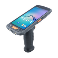 Lector RFID UHF Inalámbrico de Largo Alcance (10 Metros) con WiFi, Android, PDA Industrial, Escáner de Códigos QR/Barras/NFC, Pantalla de 5.5 Pulgadas, en Stock