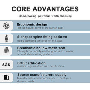<span class=keywords><strong>High</strong></span>-<span class=keywords><strong>End</strong></span> série luxo moderno ergonômico escritório cadeira com braço ajustável conforto alta volta malha design para o uso do computador trabalho - Product Image 3
