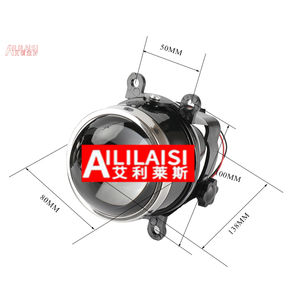 Pour SUBARU RONAN 3.0 pouces G2 Type support de réglage HD verre bleu <span class=keywords><strong>Film</strong></span> antibrouillard projecteur lentille D2S D2H H11 lampes, projecteur de brouillard - Product Image 4