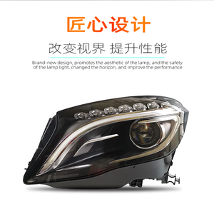 Faros delanteros halógenos Xenon Led para Mercedes-Benz <span class=keywords><strong>GLA</strong></span> W156 2015 a 2019 <span class=keywords><strong>2018</strong></span> <span class=keywords><strong>GLA</strong></span> 250 faro derecho - Product Image 6