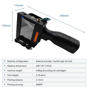 工厂价格高速便携式编码器打印有效日期和批号无线手持式喷墨打印机 - Product Image 6