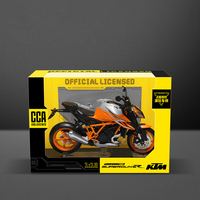Moto en alliage 1/12 1290 Super R, modèle réduit moulé sous pression, haute simulation, collection et décoration, vente chaude