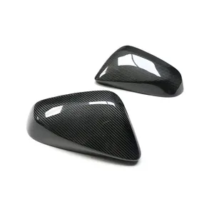 Coque de rétroviseur extérieur en fibre de carbone véritable pour <span class=keywords><strong>voiture</strong></span> 2014+, vente chaude - Product Image 2