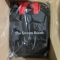 Sacs de livraison réutilisables en non-tissé rouge personnalisés avec impression de logo pour les restaurants et les services de restauration