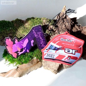 1 Nouveau Désodorisant de Voiture en Papier de Luxe avec Éclairage Ambiant et Parfum de Rose, Aromathérapie Longue Durée, Cadeau Promotionnel - Product Image 6