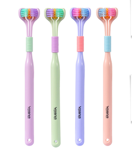 Three Sided Soft Hair Electronic Toothbrush for Adult & Kid Ultra-Fine Soft Bristle Kitchen <b>Oral</b> <b>Care</b> Teeth Brush - Product Image 1