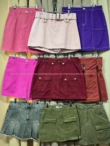 Nouvelle Arrivée 2026 – Mini-<span class=keywords><strong>jupe</strong></span> cargo en jean délavé taille <span class=keywords><strong>haute</strong></span> pour femme, style Y2K multi-poches, idéale pour le streetwear et les tenues décontractées quotidiennes - Product Image 6