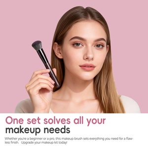 Juego de 14 Brochas de Maquillaje Sintéticas BS-MALL, Marca Privada OEM, Herramientas de Maquillaje Facial, Kit de Brochas de Maquillaje Veganas para Mujeres y Niñ<span class=keywords><strong>as</strong></span> - Product Image 6