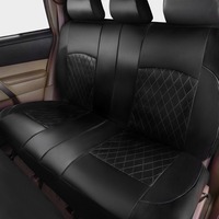 Sarung Jok Mobil Universal Lima Kursi Bahan Polyester Empat Musim Terlaris Lintas Negara untuk Rusia, Amerika Selatan, Meksiko, EBay, Amazon