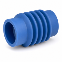 Cache-poussière soufflet en caoutchouc sur mesure, soufflet de protection flexible pour tige de guidage de vérin hydraulique et pneumatique