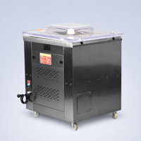 Machine d'emballage sous vide haute performance DZ-520 avec bac profond et spacieux, idéale pour les marchandises épaisses et volumineuses, et permettant de produire plusieurs sachets par cycle.