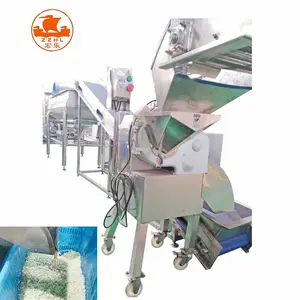 Industrial Fruit Vegetable Cube Cutting Machines Vegetable Shreds Slices Machine Aloe Vera Dicing Machinery