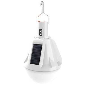 Lámpara de Calle LED Recargable con Energía Solar, Iluminación para Mercados al Aire Libre con Carga USB y Paneles Solares - Product Image 2