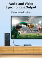 Commutateur HDMI 2.1 FJGEAR FJ-8K501 5x1 avec télécommande, prend en charge 8K 60Hz 4K 120Hz HDR pour 5 sources d'entrée pour configurations de jeu PS5/PC/Xbox