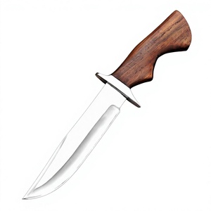 Couteau d'extérieur multifonctionnel à haute dureté, couteau de survie et d'autodéfense portable, couteaux Bowie fabriqués en acier 100% - Product Image 5