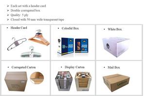 Cintres en bois de cannelle naturelle, écologiques et durables, <span class=keywords><strong>moins</strong></span> chers, option lot en gros, logo personnalisé disponible, pour magasin de vêtements moderne en carton - Product Image 5