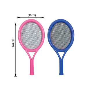 Raquette en tissu doux de sport de plein air pour enfants, jouet de sport de raquette de tennis de <span class=keywords><strong>badminton</strong></span> avec des balles - Product Image 2