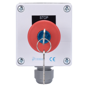 XDL55-BB188PH29 전기 제어 상자 푸시 버튼 스위치 10A 최대 전류 220V 최대 전압 비상 보호 스위치 박스 - Product Image 3