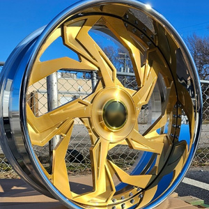 RCSR Llantas Forjadas Personalizadas de 22 24 26 28 30 Pulgadas, Llantas <span class=keywords><strong>Trapstar</strong></span> con Borde Profundo 5x127 para Chevy C10 - Product Image 4