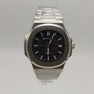 Montre-bracelet de qualité personnalisée avec mouvement NH35, montres mécaniques avec boîtier en saphir, style professionnel - Product Image 4