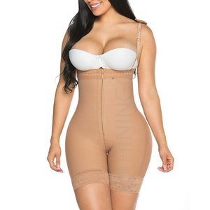 High Compression Open Bust Reiß verschluss Style Ganzkörper Shaper Colombia nas Fajas Bbl Post-Op-Chirurgie Stadium 2 <span class=keywords><strong>3</strong></span> Spandex für Frauen - Product Image 1