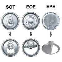 Offre Spéciale – Bouteilles en plastique de 330 ml et 500 ml de qualité alimentaire avec couvercle en aluminium à ouverture facile pour gâteaux, lait, thé, jus