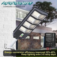 Lampe solaire à capteur radar mural pour jardin en plastique ABS IP67 90W-150W, éclairage LED pour route, certifiée CCC RoHS 120W