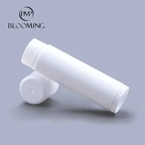 Sıcak satış özel dudak krem tüpü ambalaj, beyaz doldurulabilir silm özel 5g 15g plastik lippackaging ambalaj boş dudak krem tüpü
