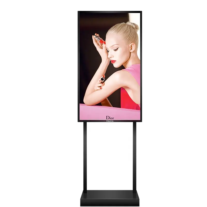 Store Showcase Shop Widow Digital Signage Module Advertising Display Floor Stand LCD Screen