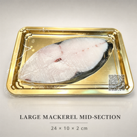 Maquette de présentation de faux fruits de mer pour chaîne d'épicerie, modèle réaliste de poisson et de steak pour vitrine de produits frais, en PVC lavable, pour merchandising visuel