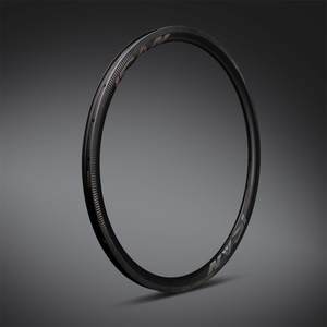 Ruedas de Bicicleta de Carretera ICAN con Freno de Disco, Logotipo Láser Brillante, <span class=keywords><strong>Ciclocross</strong></span>, Carbono, 35C, Superligeras, Clincher - Product Image 2