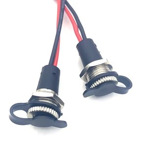 <strong>DC</strong> <strong>5.5</strong>*2.1 2.5mm large current <strong>Power</strong> Plug Socket <strong>Connector</strong> <strong>Female</strong> Dock DIY Waterproof Jack 5.5X2.5 5.5X2.1mm Plug Port with Wire - Product Image 3